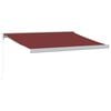 vidaXL Toldo retr&aacute;til manual 350x250 cm bord&ocirc;