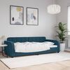 vidaXL Sof&aacute;-cama 90x200 cm veludo azul