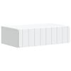 vidaXL Mesa Lateral de Parede Branco 59 x 34,5 x 17 cm