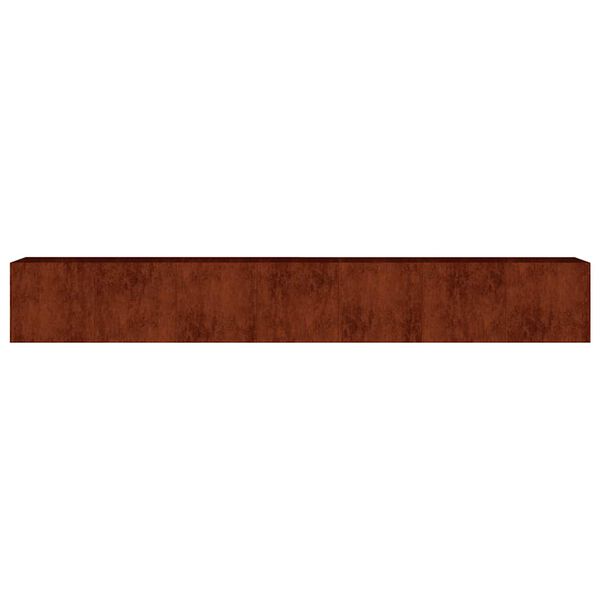 vidaXL Canteiro elevado de jardim 280x40x40 cm a&ccedil;o corten