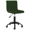 vidaXL Cadeiras de jantar giratorias 2 pcs veludo verde-escuro