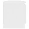 vidaXL M&oacute;vel de TV 120x30x35,5 cm contraplacado branco