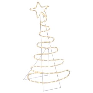 vidaXL &Aacute;rvore de Natal LED de parede LOVIISA 100 LED Branco quente