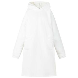 vidaXL Sweatshirt manta Branco M Fleece e Flanela