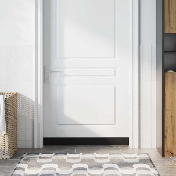 vidaXL Selos de Escovas para Porta com Parafuso 2 pcs Branco 100 cm