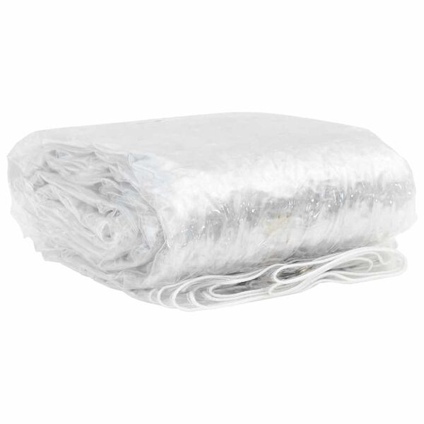 vidaXL Encerado transparente com ilh&oacute;s 1x4 m PVC