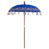vidaXL Parasol Balinês Azul 185 x 185 x 260 cm