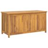 vidaXL Caixa para jardim 114x50x58 cm madeira de teca maci&ccedil;a