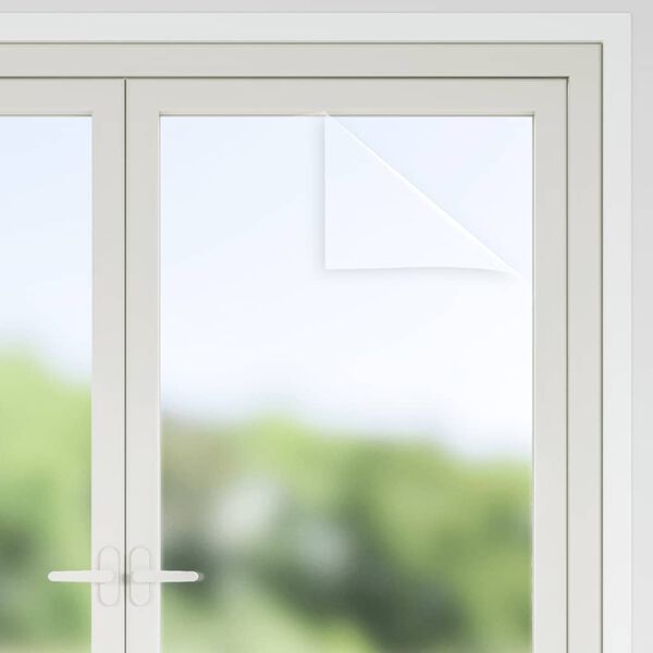 vidaXL Pel&iacute;culas janela est&aacute;tica 5 pcs PVC cinza fosco