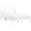 vidaXL Estrutura de cama 160x200 cm madeira maci&ccedil;a branco