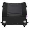 vidaXL Reboque para bicicleta 30 kg ferro preto