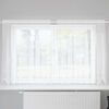 vidaXL Cortina de Renda com cortinas Branco 160 x 200 cm Poli&eacute;ster