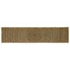 vidaXL Tapete de &Aacute;rea Preto 60 x 250 cm Juta