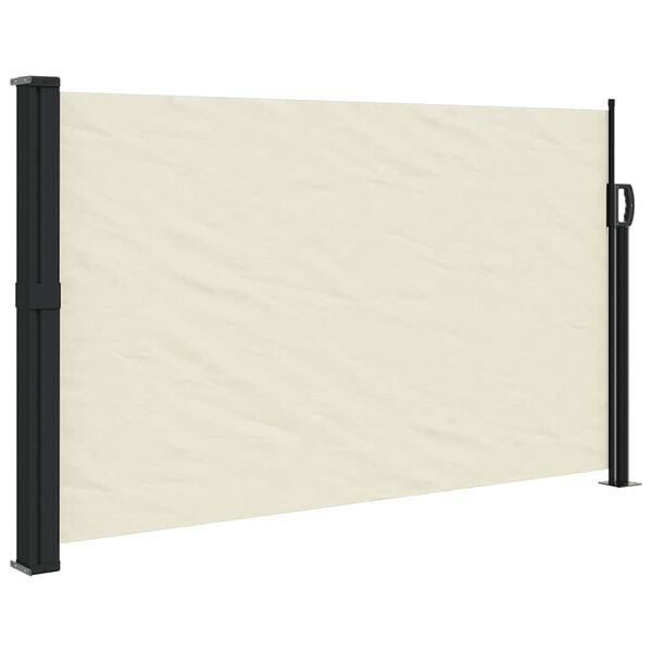 vidaXL Toldo lateral retrátil 117x300 cm creme