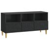 vidaXL Gabinete para TV 102 x 34,5 x 50 cm Preto Derivados de Madeira