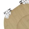 vidaXL Assentos sanita 2 pcs c/ tampas fecho suave MDF design bambu