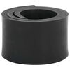 vidaXL Borda de borracha para arado de neve preto 80x10x1 cm