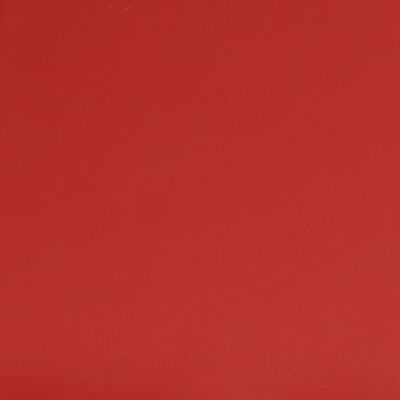 vidaXL Poltrona reclinável couro artificial vermelho tinto
