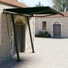 vidaXL Toldo retr&aacute;til autom&aacute;tico com postes 3,5x2,5 m antracite