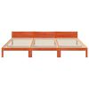 vidaXL Estrutura de cama familiar sem colch&atilde;o cera 270x200 cm