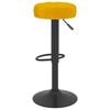 vidaXL Bancos de bar 2 pcs veludo amarelo mostarda