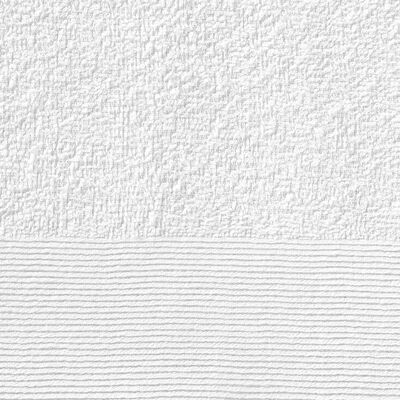 vidaXL Toalhas de mãos 25 pcs algodão 350 g 50x100 cm branco