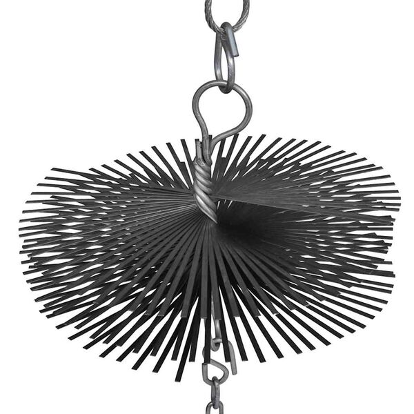 Escova redonda para limpar a chamin&eacute; di&acirc;metro 25 cm