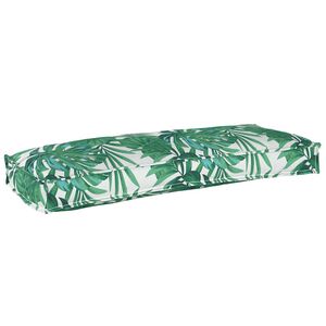 vidaXL Almofada Folha Padr&atilde;o de Folhas 100 x 40 x 8 cm Tecido Oxford