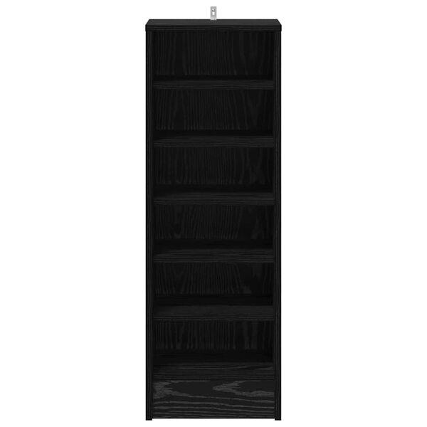 vidaXL Arm&aacute;rio de Sapatos Carvalho Preto 32 x 35 x 90 cm