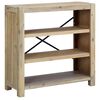 vidaXL Estante com 3 prateleiras 80x30x80 cm madeira de ac&aacute;cia maci&ccedil;a