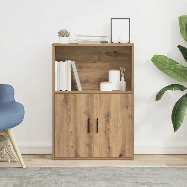 vidaXL Estante 60x24x85 cm derivados de madeira carvalho artisiano