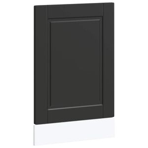 vidaXL Painel m&aacute;quina lavar lou&ccedil;a Porto preto 45x1,5x67 cm