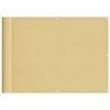 vidaXL Tela de varanda 75x1000 cm 100% poli&eacute;ster oxford cor areia