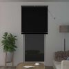 vidaXL Cortina Veneziana Manual Ajust&aacute;vel Preto 213 x 70 cm PVC