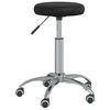 vidaXL Cadeira de jantar couro artificial preto