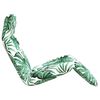 vidaXL Espregui&ccedil;adeira dobr&aacute;vel 175x54x8,5 cm Padr&atilde;o de folhas