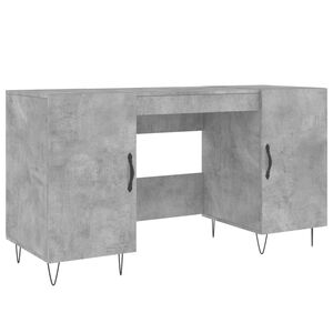 vidaXL Secret&aacute;ria 140x50x75 cm derivados de madeira cinza cimento