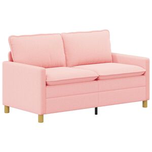 vidaXL Sof&aacute; Rosa 156 x 81 x 87,5 cm Tecido