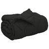 vidaXL Edredom de Inverno 155 x 220 cm 450 gsm Preto