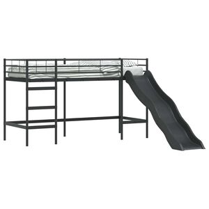 vidaXL Estrutura de cama loft para crian&ccedil;as com escorregador
