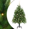 vidaXL &Aacute;rvore de Natal com 150 LEDs com suporte Verde 120 cm PE