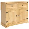 vidaXL Carrinho de Cozinha 2 pcs Cera de Mel 112 x 70 x 91,5 cm