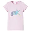 T-shirt para crian&ccedil;a cor lil&aacute;s 104
