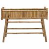 vidaXL Jardineira com Suporte Natural 100 x 38 x 74 cm Bambu