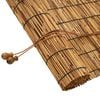 vidaXL Estores de rolo Castanho 140 x 220 cm Junco