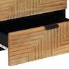 vidaXL Mesa de cabeceira 50x33x60 cm madeira de mangueira maci&ccedil;a