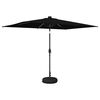 vidaXL Parasol de Jardim com Luzes LED e Base 200 x 300 cm Poli&eacute;ster