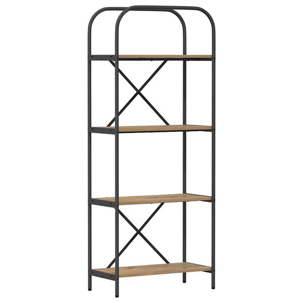 vidaXL Estante Carvalho Artesanal 60 x 30 x 146 cm Madeira processada