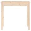 vidaXL Mesa consola 80x40x75 cm madeira de pinho maciça