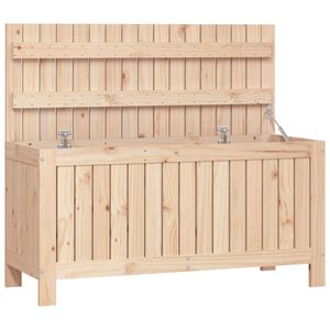 vidaXL Caixa de arruma&ccedil;&atilde;o jardim 108x42,5x54 cm pinho maci&ccedil;o